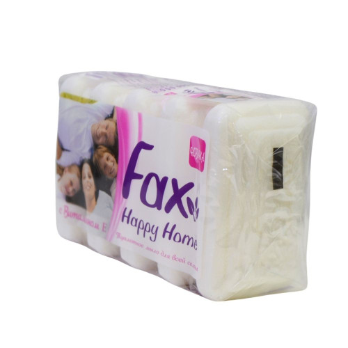 Мило тверде FAX 5*60г Happy Home біле														