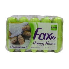 Мило тверде FAX 5*60г Happy Home зелене														