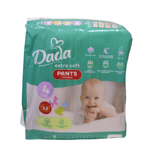 Підгузники-трусики Dada Extra Soft №4 (9–15кг) 32шт Максі