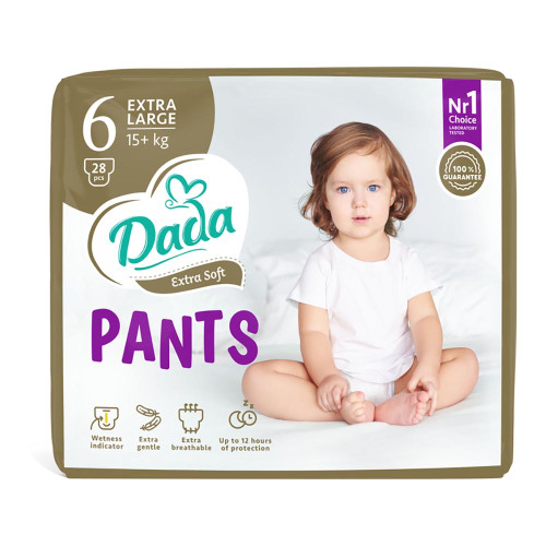 Підгузники-трусики Dada Extra Soft №6 (15+кг) 28шт XL