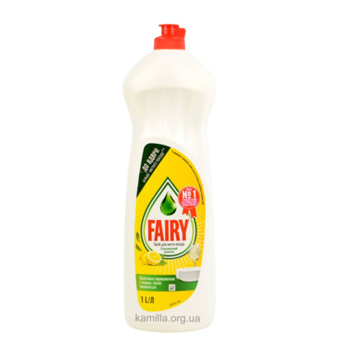Засоби для миття посуду Fairy Соковитий лимон 1 л.
