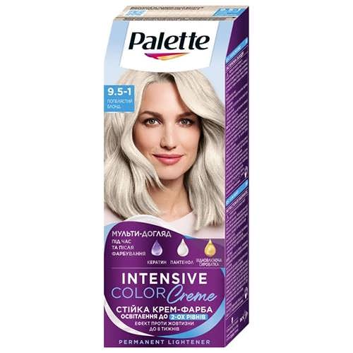 Фарба для волосся Palette №9,5-1 Попелястий блонд 110 мл.