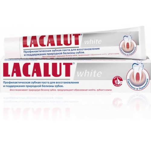 Зубна паста Lacalut White 75 мл.