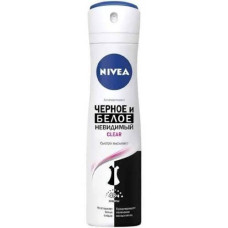Жіночий дезодорант спрей Nivea Чорне та Біле Невидимий Clear 150 мл