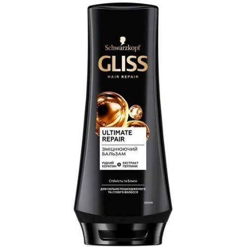 Зміцнюючий бальзам для волосся Gliss Ultimate Repair 200 мл.