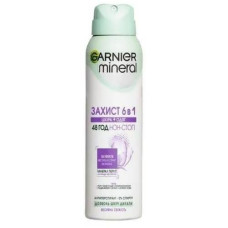 Антиперспірант спрей Garnier Mineral Захист 6 в 1 Весняна Свіжість 150 мл.