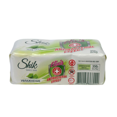 Мило тверде Shik 5*70г Антибактеріальний Алоє