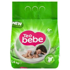 Пральний порошок Teo Bebe 2,4кг Тендер Алое ЗЕЛЕНИЙ