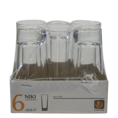 Чарки Niki 66мл 6шт 56116P 											