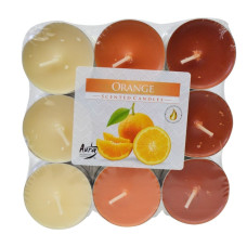 Свічка ароматизована копійка Bispol 18шт Orange 