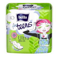 Гігієнічні прокладки Bella Teens Зелені (для підліток) 10 шт.