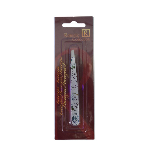 Пінцет для брів Romantic Collection РТВ-115 Сріблястий