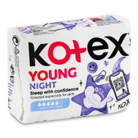 Критичні прокладки Kotex 7шт Янг найт (сіточка)