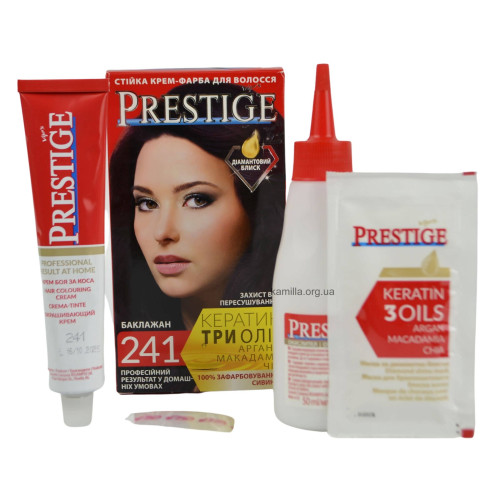 Стійка фарба для волосся Prestige №241 Баклажан 