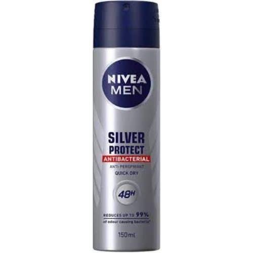 Чоловічий дезодорант спрей Nivea Срібний захист 150 мл.