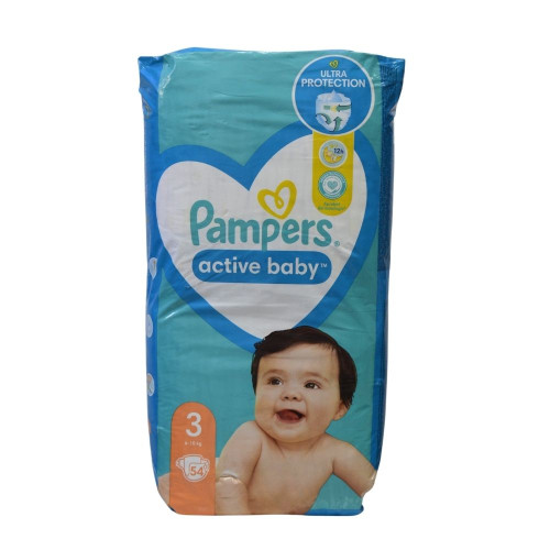 Підгузники дитячі Pampers Active Baby №3 54шт 6-10кг