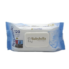 Вологі серветки Babybella 120шт Сенсітів