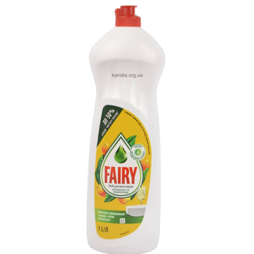 3асіб для миття посуду Fairy Апельсин та лимонник 1 л.