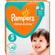 2/Підгузники дитячі Pampers Sleep & Play №5 42шт 11-18кг 