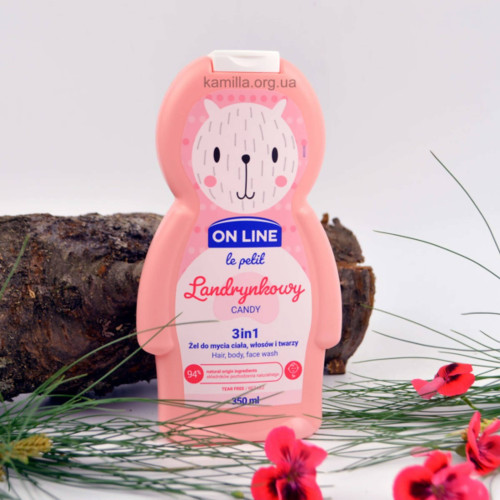 Дитячий шампунь On Line Candy 350 мл.