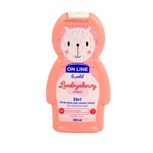 Дитячий шампунь On Line Candy 350 мл.