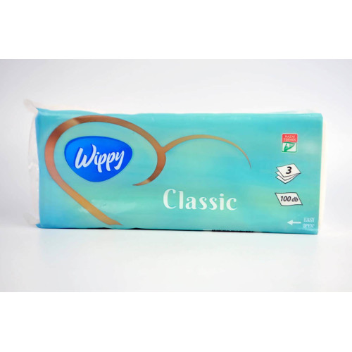 Асорті Хустинки носові Wippy Classic 100шт не фасовані