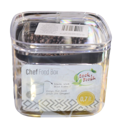Ємкість для сипучих Chef 700мл Прозорий 