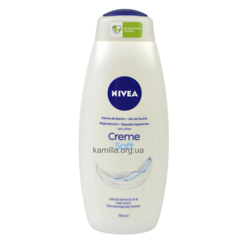 Гель для душу Nivea Soft 750 мл. 