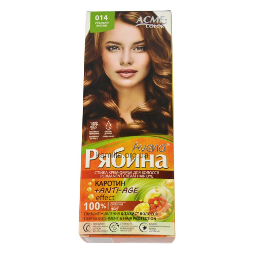 Фарба для волосся Рябіна №014 Русий
