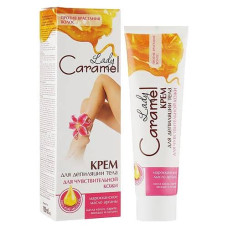 Кpем для депіляції для чутливої шкіри Lady Caramel 100 мл.