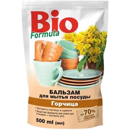 Засіб для миття посуди Bio Formula 0,5л Гірчиця 
