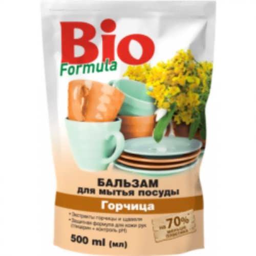 Засіб для миття посуди Bio Formula 0,5л Гірчиця 