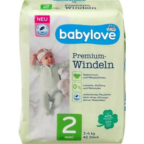 2/Підгузники дитячі Babylove №2 42шт 3-6кг