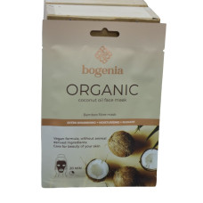 Маска для обличчя BOGENIA 1шт на основі кокосового масла