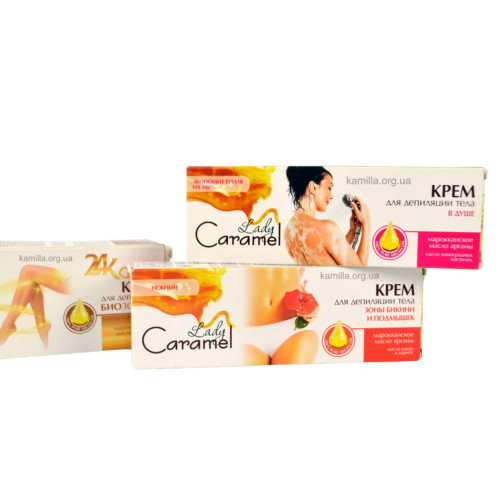 Крем для депіляції В душі Lady Caramel 100 мл