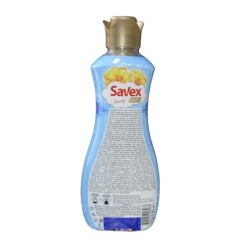 Ополіскувач для одягу Savex 1,5л Soft Sunny