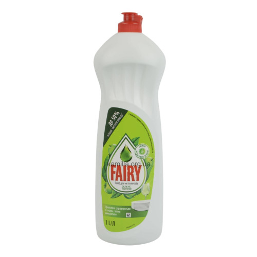 Засіб для миття посуду Fairy Зелене яблуко 1 л.