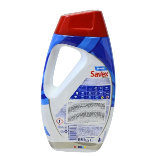 Гель для прання Savex 0,945мл Вайт енд Колор 