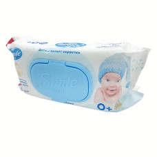 Вологі серветки Smile Baby 110шт Гіпоалергенні