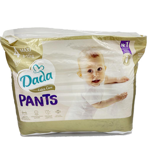 Підгузники-трусики Dada Extra Care №4 (8–15кг) 39шт									