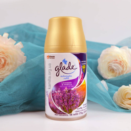 3мінний балон до автоматичного освіжувача Glade Лаванда і ваніль 269 мл.