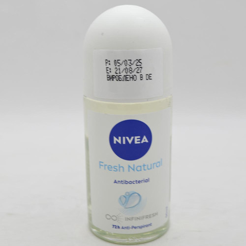Дезодорант кульковий Nivea 50мл Натуральна свіжість