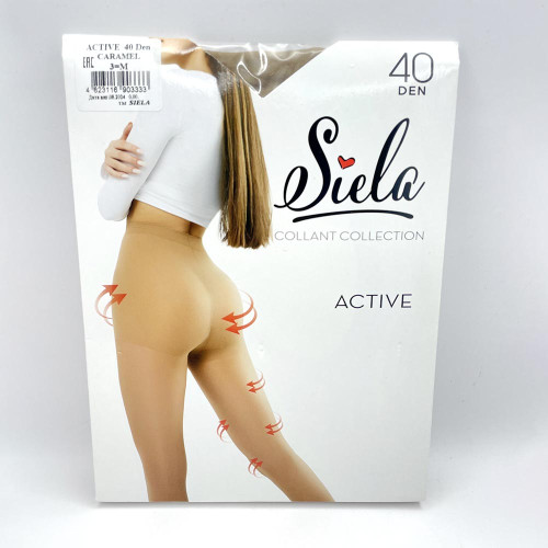 Колготи жіночі Siela Active 40ден №3 Карамель