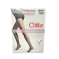Колготи жіночі CONTE Active Soft 40ден №3 Натурал