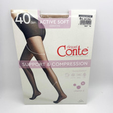 Колготи жіночі CONTE Актів Софт 40ден №4 Натурал