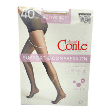 Колготи жіночі CONTE Active Soft 40ден №5 Натурал