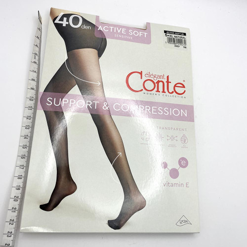 Колготи жіночі CONTE Active Soft 40ден №5 Натурал