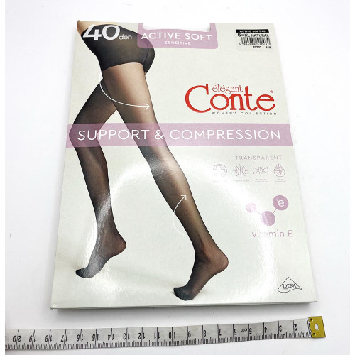 Колготи жіночі CONTE Active Soft 40ден №5 Натурал