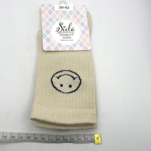 Шкарпетки жіночі Siela 39-42 Спорт Бежевий