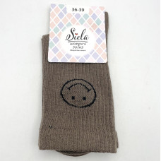 Шкарпетки жіночі Siela 36-39 Спорт Кофейний